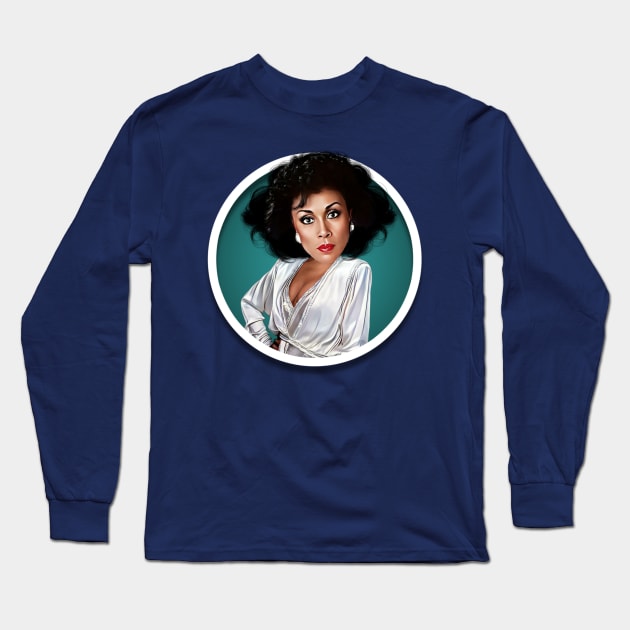 Diahann Carroll Long Sleeve T-Shirt by Zbornak Designs